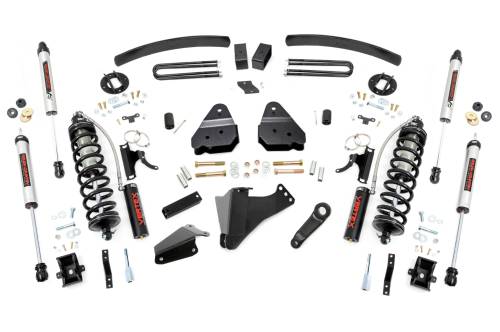 Rough Country - 59658 | Rough Country 6 Inch Lift Kit For Ford F-250/F-350 Super Duty | Gas Engine, V2 Monotube Shocks