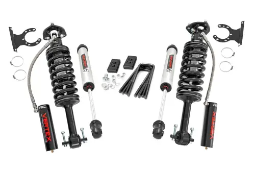 Rough Country - 56957 | Rough Country 2 Inch Lift Kit With Vertex Coilovers And V2 Monotube Shocks For Ford F-150 2/4WD | 2014-2020