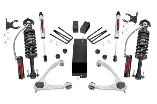 Rough Country - 19457 | Rough Country 3.5 Inch Suspension Lift Kit With Vertex Coilovers Plus Shocks Chevrolet Silverado/GMC Sierra 1500 | 2007-2016