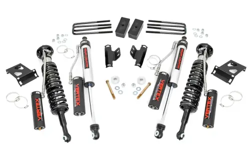 Rough Country - 74550 | Rough Country 3 Inch Lift Kit For Toyota Tacoma 2/4WD | 2005-2023 | Vertex Coilovers With Vertex Shocks