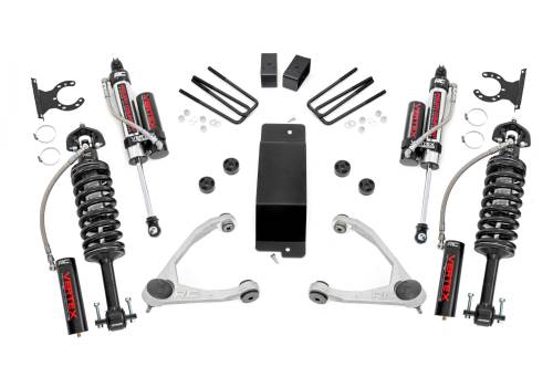 Rough Country - 19450 | Rough Country 3.5 Inch GM Suspension Lift Kit With Upper Control Arms And Vertex Coilovers For Chevrolet Silverado/GMC Sierra 1500 | 2007-2016