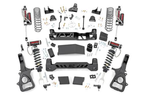 Rough Country - 33450 |  Rough Country 6 Inch Suspension Lift Kit For Ram 1500 | 2019-2024 | Without 22" Wheels, Front Vertex Coilovers, Rear Vertex Shocks & Variable Rated Coils