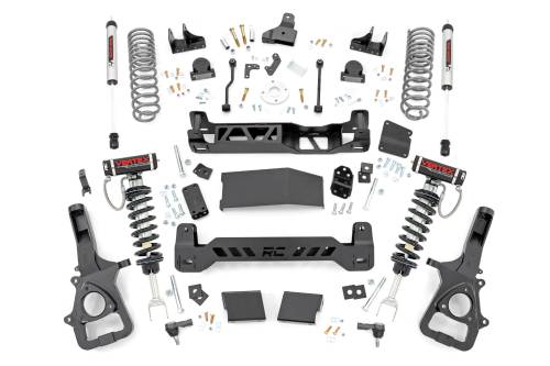 Rough Country - 33457 | Rough Country 6 Inch Suspension Lift Kit For Ram 1500 | 2019-2024 | Without 22" Wheels, Front Vertex Coilovers, Rear N3 Shocks & Variable Rated Coils
