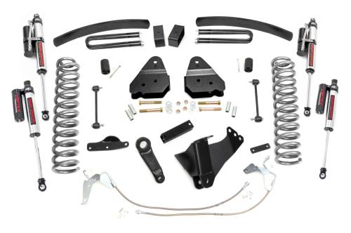 Rough Country - 59750 | Rough Country 6 Inch Lift Kit For Ford F-250/F-350 Super Duty 4WD | Gas Engine, Vertex Reservoir Shocks