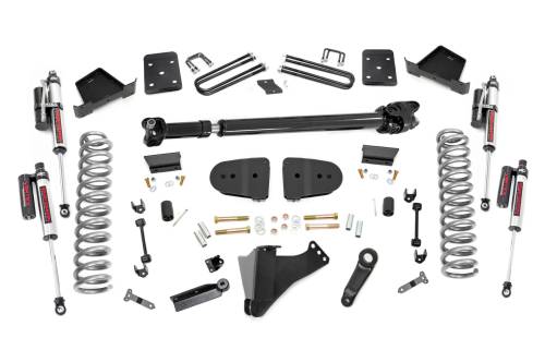 Rough Country - 55051 | Rough Country 4.5 Inch Lift Kit Ford F-250/F-350 Super Duty 4WD | 3.5 Inch Axle Diameter, Vertex Reservoir Shocks, Includes Front Driveshaft
