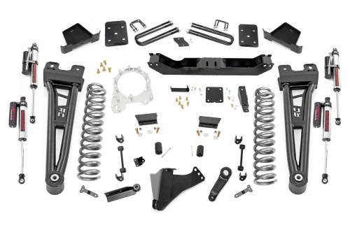 Rough Country - 55850 | Rough Country 6 Inch Lift Kit Ford F-250/F-350 Super Duty 4WD | No Factory Rear Overload Springs, 4 Inch Axle Diameter, Vertex Reservoir Shocks