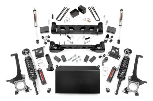 Rough Country - 75257 | Rough Country 6 Inch Lift Kit Toyota Tundra 2WD/4WD | Vertex Coilovers With V2 Monotube Shocks