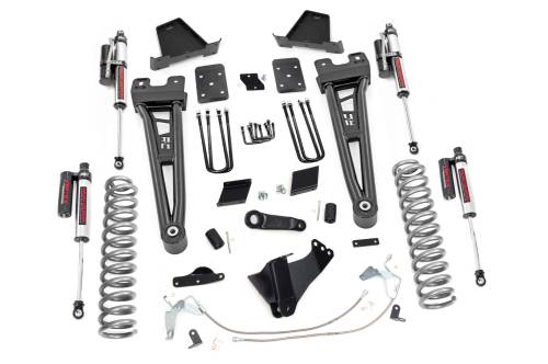 Rough Country - 54150 | 6 Inch Ford Suspension Lift Kit w/ Vertex Reservoir Shocks (Diesel Engine, With Overloads)