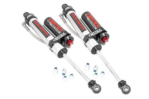 Rough Country - 689024 | Rough Country Vertex 2.5 Adjustable Front Shocks, 6 Inch For Jeep Gladiator JT/Wrangler JL