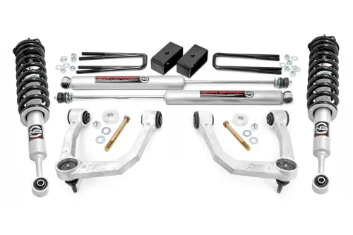Rough Country - 76331 | Rough Country 3 Inch Lift Kit For Toyota Hilux 4WD
