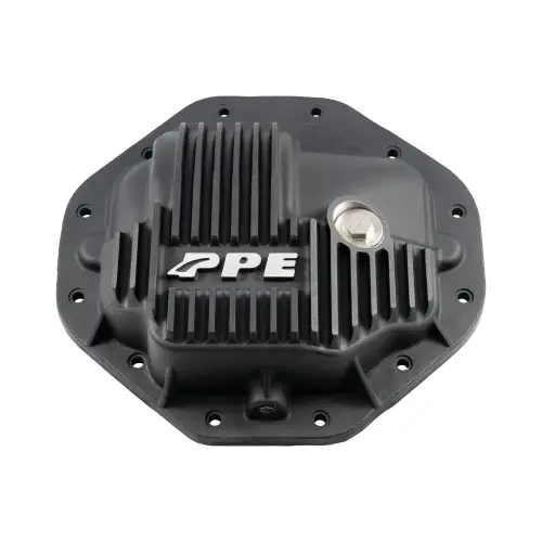 Pacific Performance Engineering - 238051320 | PPE Performance 12-Bolt Heavy-Duty Cast Aluminum Rear Differential Cover For Dodge/Ram 1500 9.25 Inch | Black Finish