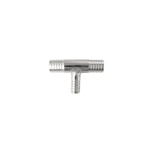 Pacific Performance Engineering - 513123812 | PPE Performance Tee Barb Fitting, 1/2 Inch x 3/8 Inch x 1/2 Inch SS