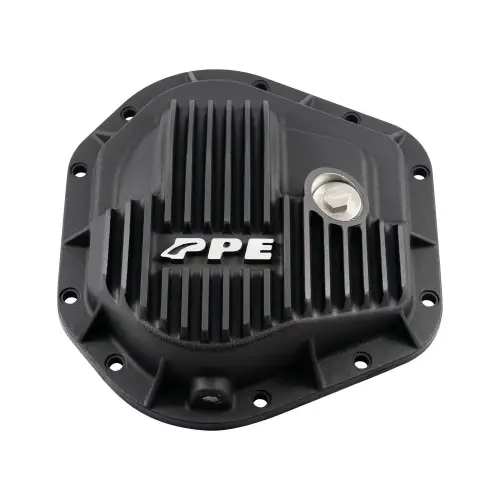 Pacific Performance Engineering - 338041120 | PPE Performance 10-Bolt Heavy-Duty Cast Aluminum Front Differential Cover, Dana 50 / Dana 60 For Ford F-250 / F-350 / F-450 Super Duty | Black Finish