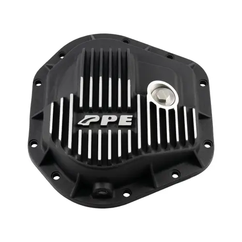 Pacific Performance Engineering - 338041110 | PPE Performance 10-Bolt Heavy-Duty Cast Aluminum Front Differential Cover, Dana 50 / Dana 60 For Ford F-250 / F-350 / F-450 Super Duty | Brushed Finish