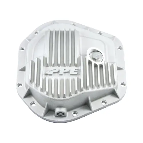 Pacific Performance Engineering - 338041100 | PPE Performance 10-Bolt Heavy-Duty Cast Aluminum Front Differential Cover, Dana 50 / Dana 60 For Ford F-250 / F-350 / F-450 Super Duty | Raw Finish