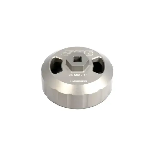 Pacific Performance Engineering - 114000659 | PPE Performance Oil Filter Socket Hard Anodized Billet Aluminum - 76mm 14F