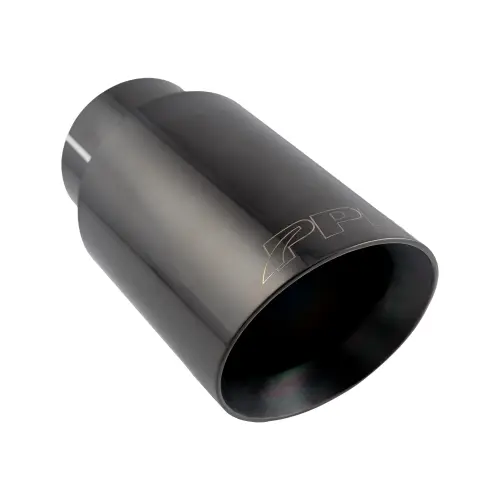 Pacific Performance Engineering - 117023019 | PPE Performance Stainless Steel Exhaust Tip, 3 Inch Inlet | Black Finish