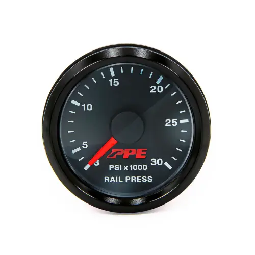 Pacific Performance Engineering - 513010000 | PPE Performance Fuel Rail Pressure Gauge For GM 2500 HD / 3500 HD & Dodge/Ram