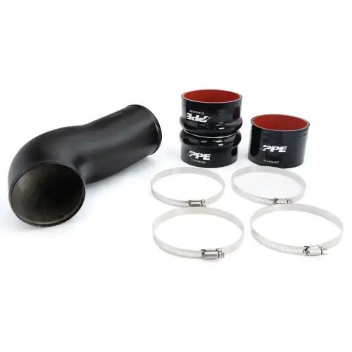 Pacific Performance Engineering - 115020120 | PPE Performance Turbo Inlet Upgrade Kit For GM 6.6L Duramax | Black Finish