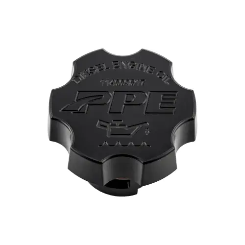 Pacific Performance Engineering - 114003017 | PPE Performance Billet Aluminum Engine Oil Filler Cap For GM 6.6L/3.0L GM Duramax