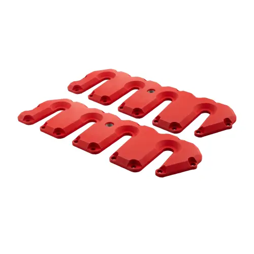 Pacific Performance Engineering - 118021412 | PPE Performance Valve Cover Kit Without Accessory Mounting For GM 6.6L Duramax | Red Finish