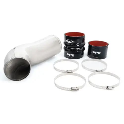 Pacific Performance Engineering - 115020130 | PPE Performance Turbo Inlet Upgrade Kit For GM 6.6L Duramax | Polished Finish