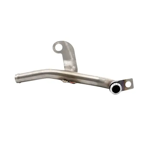 Pacific Performance Engineering - 119000230 | PPE Performance 304 Stainless Steel Coolant Reroute Tube (OEM Bend) For GM 6.6L Duramax | Raw Finish