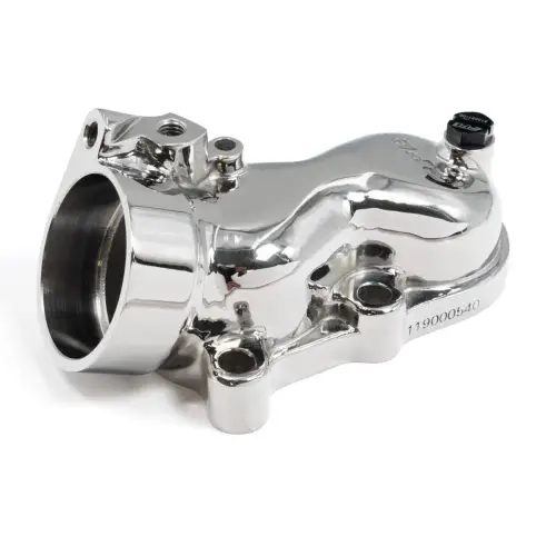 Pacific Performance Engineering - 119000543 | PPE Performance Thermostat Housing Cover For GM 6.6L Duramax | Polished Finish