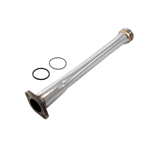 Pacific Performance Engineering - 119030130 | PPE Performance 304 Stainless Steel Coolant Tube (Pump To Oil Cooler) For GM 6.6L Duramax | Polished Finish