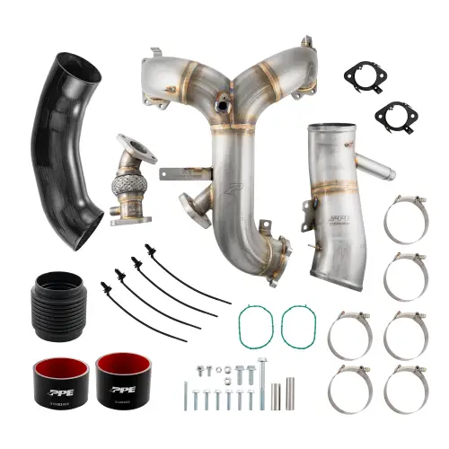 Pacific Performance Engineering - 315053500 | PPE Performance Zilla Intake Manifold And Turbo Inlet Kit For Ford 6.7L Power Stroke | Raw Finish