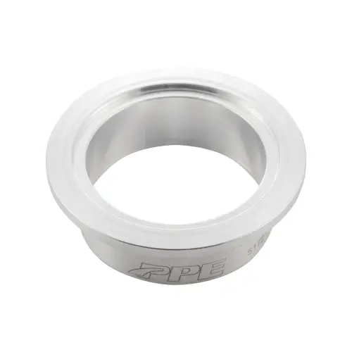 Pacific Performance Engineering - 517222502 | PPE Performance Aluminum V-Band Flange Exhaust Side (F) | 2.25 Inch Dimensions