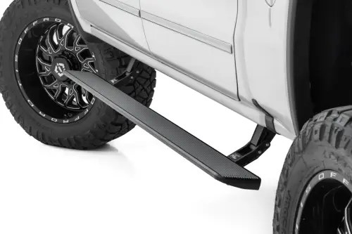 Rough Country - ESR51518 | Rough Country Power Running Boards, Crew Cab For Chevy Silverado/GMC Sierra 1500/2500 HD/3500 HD 2WD/4WD