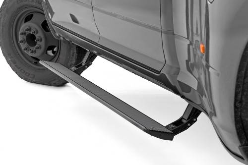 Rough Country - ESR050205 | Rough Country Power Running Boards, HT-Series, Crew Cab For Ram 1500 & Classic 2WD/4WD