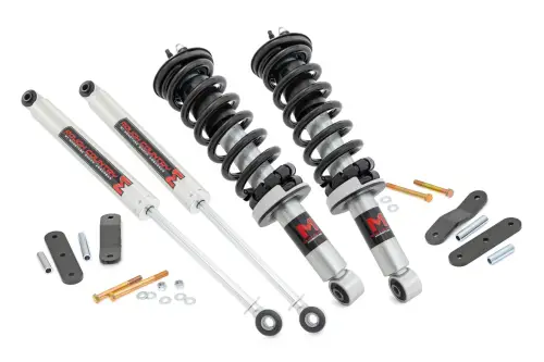 Rough Country - 86740 | Rough Country 2.5 Inch Lift Kit For Nissan Frontier / Xterra 2WD/4WD | M1 Monotube Struts - 4WD Models Only