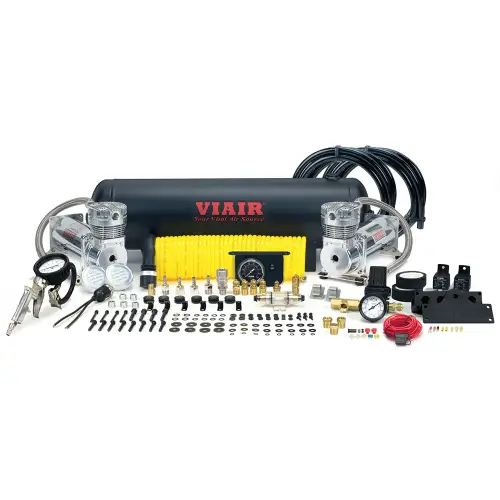 VIAIR - 20021 | VIAIR Dual 480C Onboard Air System, 200 PSI, 3.53 CFM, 40 Amp, 12V, 2.5 Gallon Tank | Platinum