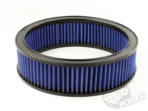 Afe - Advance Flow Engineering - 18-11101 | aFe Power Round Racing Air Filter With Pro 5R Filter Media | 11 OD x 9.25 ID x 3 H in