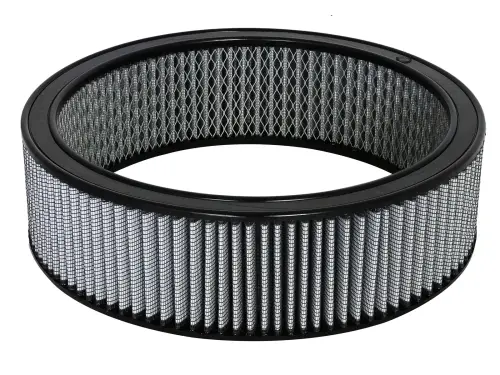 Afe - Advance Flow Engineering - 18-11425 | aFe Power Round Racing Air Filter With Pro Dry S Filter Media | 14 OD x 12 ID x 4 H in E/M