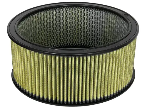 Afe - Advance Flow Engineering - 18-11477 | aFe Power Round Racing Air Filter With Pro GUARD7 Filter Media | 14 OD x 12 ID x 6 H in E/M