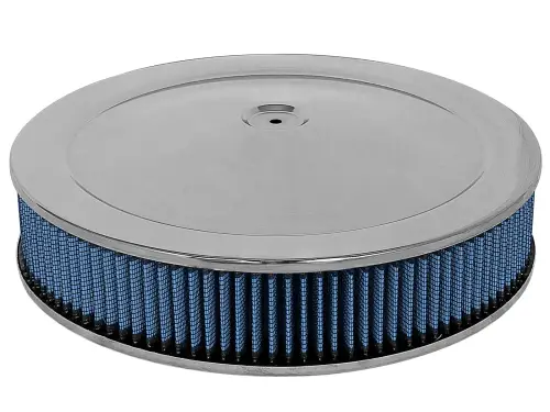 Afe - Advance Flow Engineering - 18-21401 | aFe Power Magnum FLOW Pro 5R Air Filter | Chrome Assembly; 14 D x 3 H in
