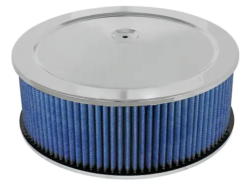 Afe - Advance Flow Engineering - 18-21403 | aFe Power Magnum FLOW Pro 5R Air Filter | Chrome Assembly; 14 D x 5 H in E/M