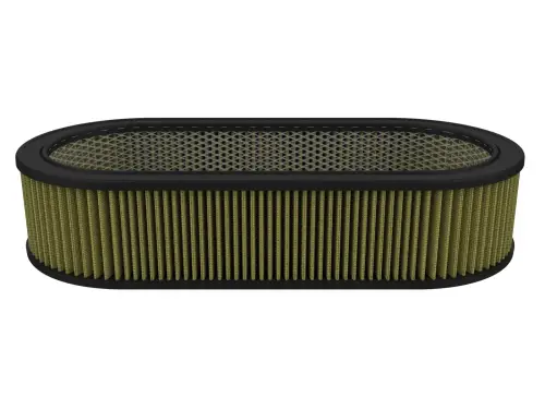 Afe - Advance Flow Engineering - 18-82008G | aFe Power Magnum FLOW Round Racing Air Filter With Pro GUARD7 Media | 18.13" L x 7.25" W x 4.12" H With Expanded Metal