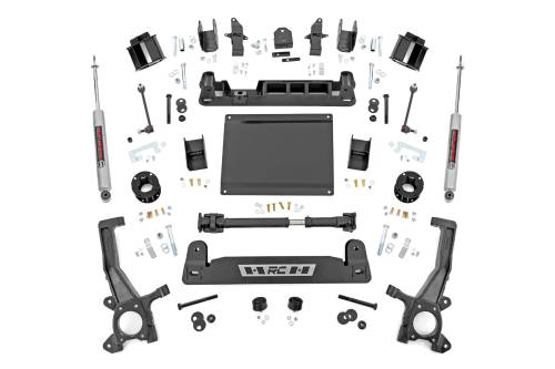 Rough Country - 77230 | Rough Country 6 Inch Lift Kit For Toyota Tacoma 4WD | Strut Spacers With N3 Rear Shocks