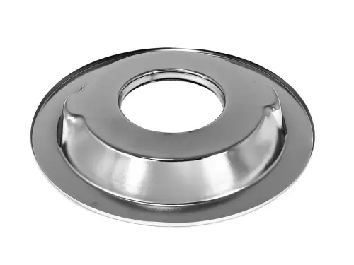 Afe - Advance Flow Engineering - 18-90002 | aFe Power Magnum FLOW Round Racing Air Filter Drop-Pan | Chrome Bottom; 14 in w 7/8 in Drop