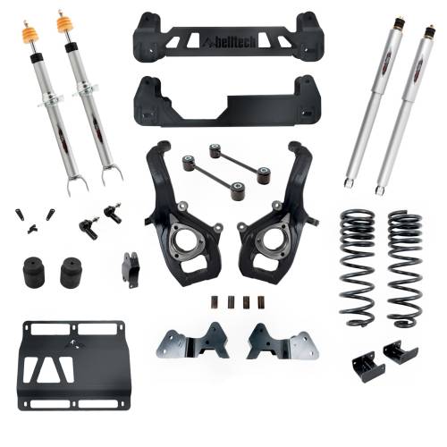 Belltech - 153713TP | Belltech 6-9 Inch Complete Lift Kit with Trail Performance Struts & Shocks (2019-2024 Ram 1500 2WD)