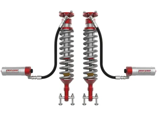Afe - Advance Flow Engineering - 301-5600-17-CA | aFe Power Sway-A-Way 2.5 Front Remote Reservoir Coilover Kit With Compression Adjusters For Ford Bronco