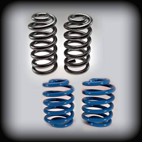 DJM Suspension - DJM2354-34 | DJM Suspension 3 Inch Front / 4 Inch Rear Lowering Kit for 1963-1972 C10 Pickup 2WD with Coil Spring Rear and Drum Brakes (Shocks Included)