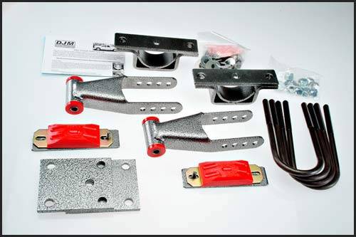 DJM Suspension - FK2392-4 | DJM Suspension 4 Inch Rear Flip kit (2002-2008 Ram 1500 Pickup 2WD)