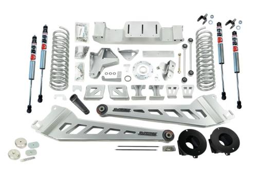 McGaughys Suspension Parts - 54412 | McGaughys 6 Inch Lift Kit 2019-2024 Dodge Ram 2500 Radius Arms 4WD Air Rear