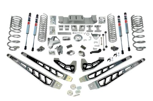 McGaughys Suspension Parts - 54428 | McGaughys 8 inch Lift Kit 2019-2024 Dodge Ram 2500 4-Link Kit 4WD