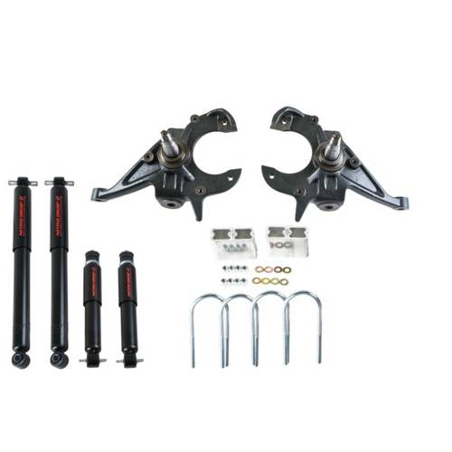 Belltech - 614ND | Belltech 2 Inch Front / 3 Inch Rear Complete Lowering Kit with Nitro Drop Shocks (1982-2004 S10/S15 | 1983-1997 Blazer/Jimmy 2WD)